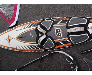 JP Australia Freestyle Wave 85 Full Wood Sandwich - 239 cm, 85 litres