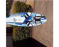 JP Australia Fun Ride 130 litre 255 cm windsurfing board