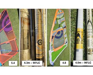 Neil Pryde Wizard 5.4 (2023); The Fly 4.8; Mast 4.3