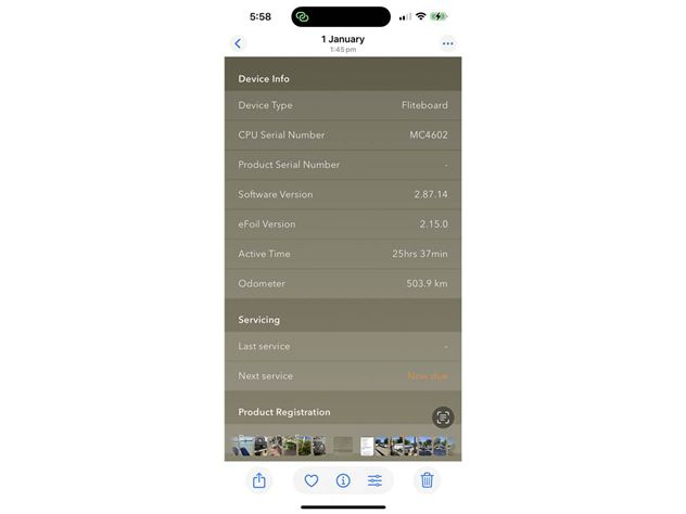 2022  Fliteboard Pro Carbon 2.2 Complete - 5' 0"