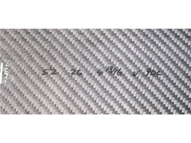 Amos Shapes Tomahawk - 5' 2", 90 Litres