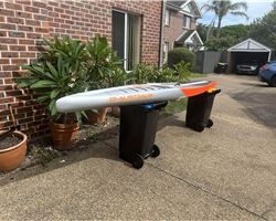 JP Australia Carbon Race 24.5 inches 14' 0" stand up paddle racing & downwind board