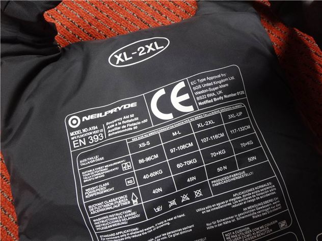 Npx Buoyancy Aid50 Xl-2Xl Neil Pryde Ves