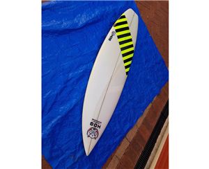 Hog Custom With Free Accessories Square Tail Thruster - 6' 2"