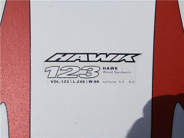 2009 Fanatic Hawk - 249 cm, 123 litres