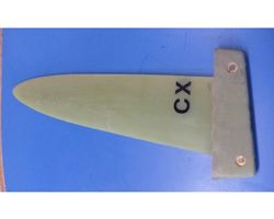  Cx Fin 36.5  Tuttle Fin G-10 windsurfing accessorie