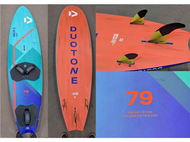 2024 Duotone Grip 3, Fanatic Stubby & Quad, North Sai - 218 cm, 79 litres