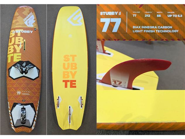 2017 Fanatic Stubby & Quad, North Sails Ice - 212 cm, 77 litres