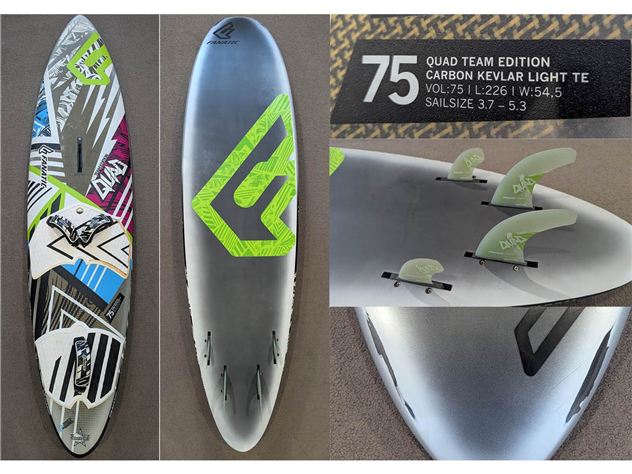 2017 Fanatic Stubby & Quad, North Sails Ice - 212 cm, 77 litres