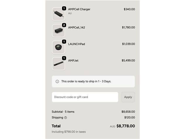 2025 FLITElab Ampjet - Byo Amp Board + Foil