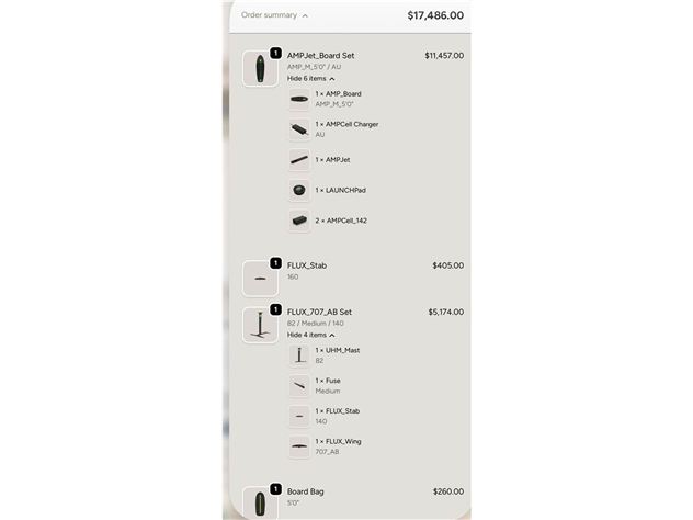 2025 FLITElab 5'0" Flite Lab Amp Jet Board - 5 cm