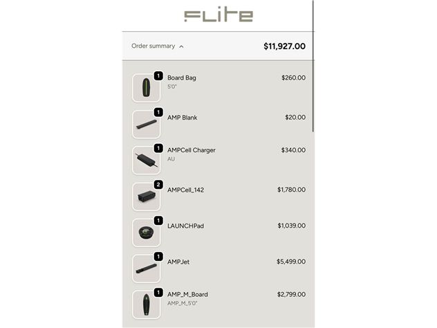 2025 FLITElab 5'0" Flite Lab Amp Jet Board - 5 cm