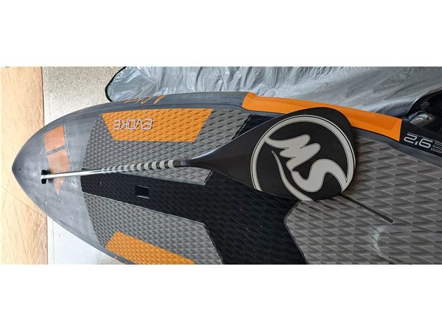 2022 Waterborn Evoke Carbon Sup - Orange - 9' 2", 32 inches