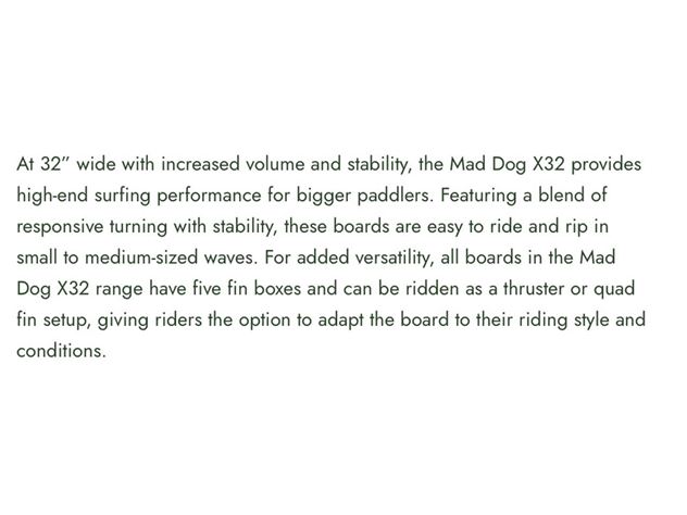 2016 Naish Hokua X32 9'6" - 32 inches