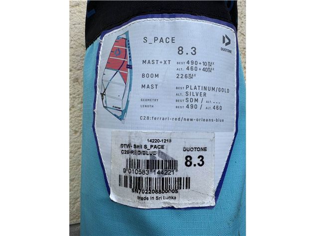 2022 Duotone S-Pace - 8.3 metre