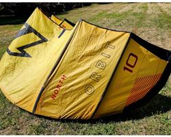 North Orbit 10 metre kiteboarding kite