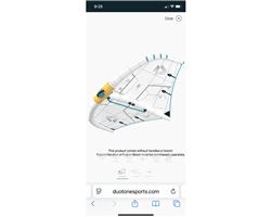 Duotone Unit Sls Concept Blue 2.5 metre foiling wind wing