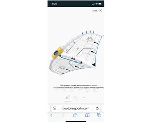 2026 Duotone Unit Sls Concept Blue - 2.5 metre