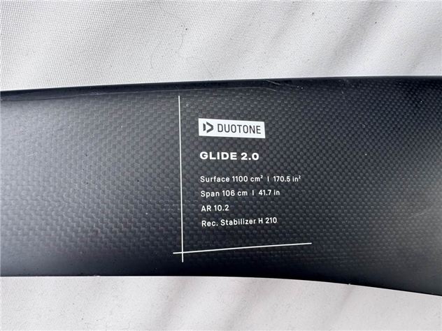 2024 Duotone S/L/S Glide 2.0 & Whizz Full Wing Setup - 1100 cm