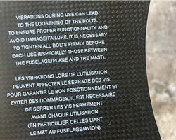   105 cm foiling kite foilboard