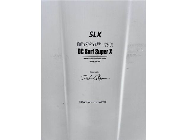 2023 NSP Dc Super X Slx - 10' 0", 27.5 inches