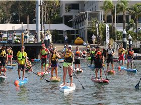 SUP Fest big group start