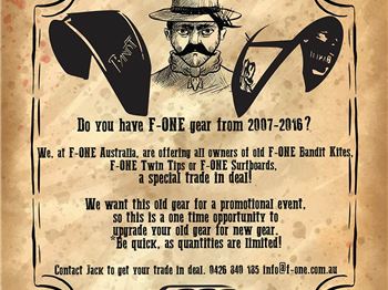 Old F-One Gear Wanted - Kitesurfing News