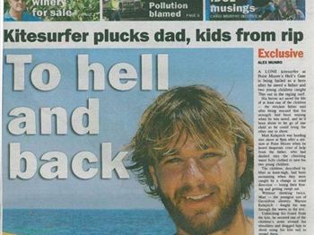 Kitesurfer saves drowning family - Kitesurfing News