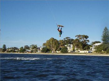 What are the buoys at Melville beach for? - Kitesurfing News
