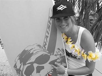 Hebert To Race Naish Boards - Sarah Hebert has signed up to use Naish boards for - Windsurfing News
