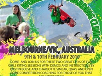 Kitesurfing for Girls - Melbourne Clinic - Kristen Boese - Kitesurfing News