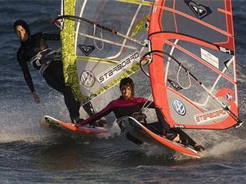 The Twins Turn Starboard - Daida and Iballa Moreno have joined Starboard's inter - Windsurfing News
