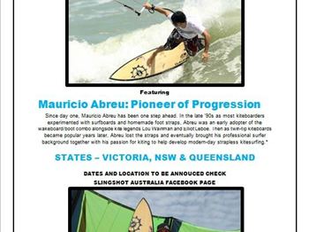 Pro Kitesurfer Mauricio Abreu is coming to a beach near you. - Kitesurfing News