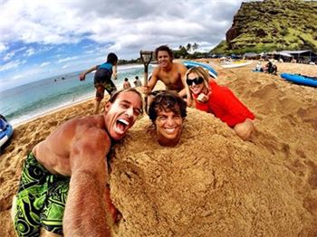 Only Kai Lenny could get smashed by Teahupoo. and LOVE it... - Stand Up Paddle News